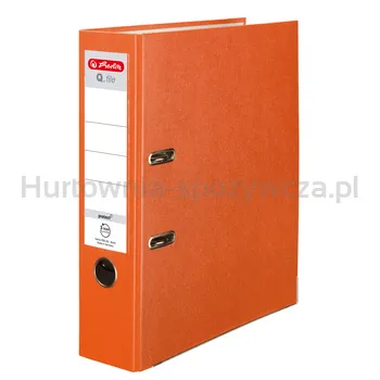 Herlitz Segregator A4 8 Cm Pomarańczowy Q.File