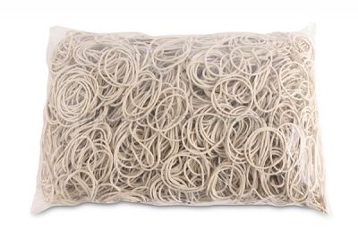 Office Products Gumki recepturki średnica 40mm, 1,5x1,5mm, 60% kauczuku, 1000g, zgrzewka, białe 
