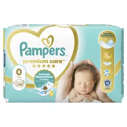 Pampers Premium Care rozmiar 0, 30 pieluszki, &amplt,3kg