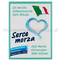 Sól Morska Cuor Di Mare Niejodowana Drobna Zielona 1Kg