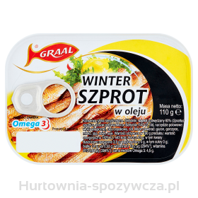 Graal Szprot Podwędzany W Oleju Winter 170G