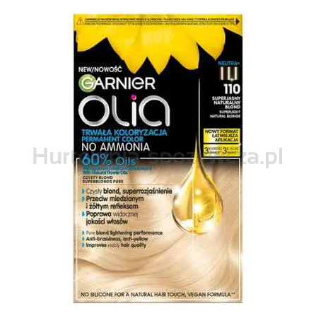 Garnier Olia Farba Do Włosów 110, Superjasny Naturalny Blond, Permanentna Koloryzacja