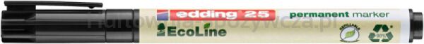 Edding Marker permanentny e-25 ecoline, 1mm, czarny  - 2