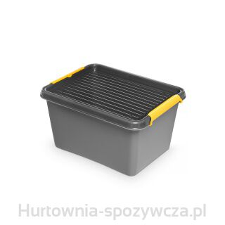 Pojemnik Do Przechowywania Moxom Solidstore Box, 15,5L, Szary