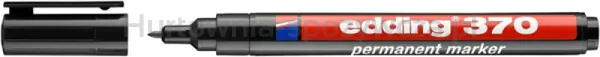 Edding Marker permanentny e-370 1mm, czarny 
