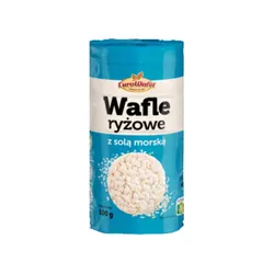 Eurowafel Wafle ryżowe z solą morską 100g