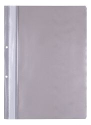 Office Products Skoroszyt, PP, A4, 2 otwory, 100/170mikr., wpinany, szary 