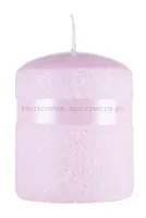 Świeca słupek DONAU HOME Milo, 70x90mm, róż perła - 2