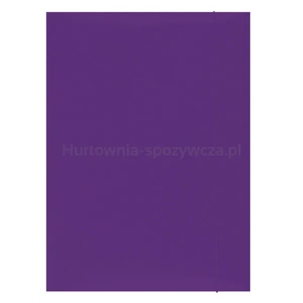 Office Products Teczka Z Gumką, Karton, A4, 300Gsm, 3-Skrz., Fioletowa 