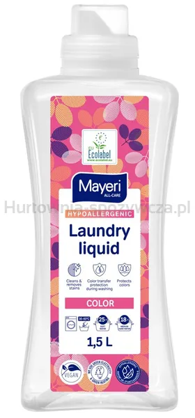 Płyn Do Prania koloru hipoalergiczny 1,5 l