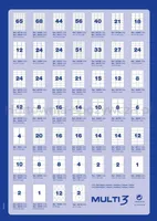 Etykiety uniwersalne MULTI 3, 63,5x38,1mm, zaokrąglone, białe - 2