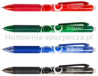 Długopis automatyczny Q-CONNECT , 1,0mm, wymazywalny, zielony - 2