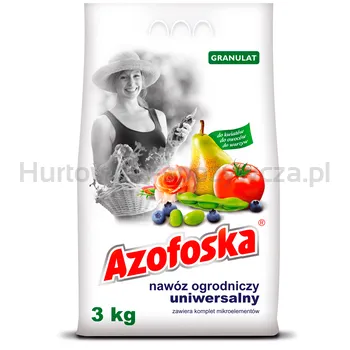 Nawóz ogrodniczy uniwersalny Azofoska granulat 3kg worek