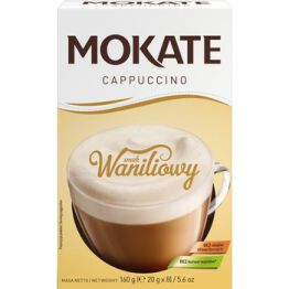 *Mokate Cappuccino O Smaku Waniliowym 160 G (20 G X 8)