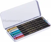 Edding Pisaki metaliczne e-1200/6 1-3mm, 6 szt., mix kolorów  - 2