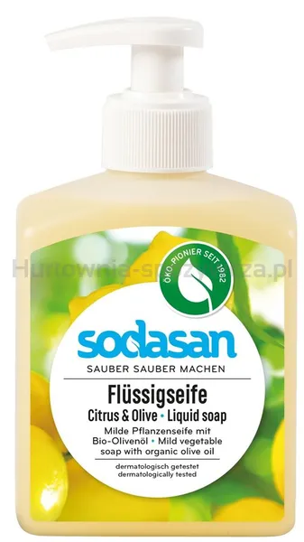 Mydło w płynie cytrusowo - oliwkowe (dozownik) BIO 300 ml