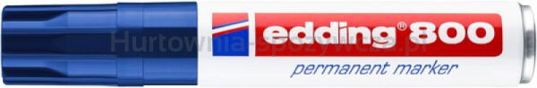 Marker permanentny e-800 EDDING, 4-12mm, niebieski - 2