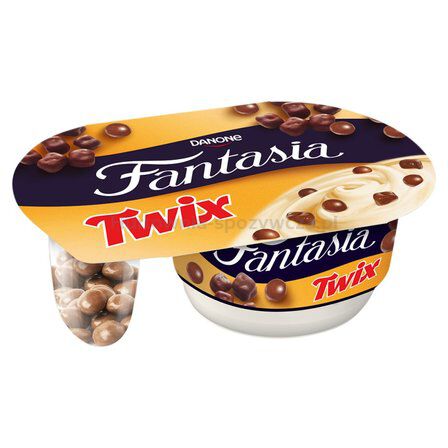 Danone Jogurt Karmelowy Z Mini Ciasteczkami Twix Mix 120G