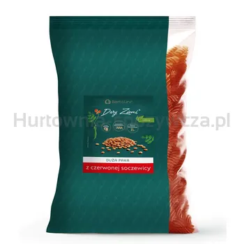 Bartolini Makaron z czerwonej soczewicy świderek nr 2 1kg