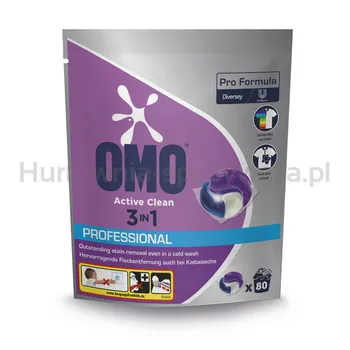 Omo Active Clean Caps 3in1-80sztuk