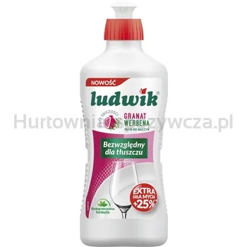 Ludwik Płyn Do Mycia Naczyń 450G Granat Z Werbeną
