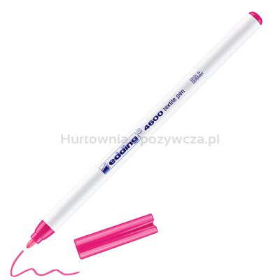 Pisak tekstylny e-4600 EDDING, 1 mm, różowy neonowy