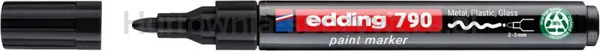 Marker olejowy e-790 EDDING, PCR, czarny