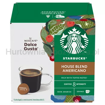 Starbucks House Blend Americano By Nescafe Dolce Gusto 102 G, 12 Sztuk