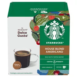 Starbucks House Blend Americano By Nescafe Dolce Gusto 102 G, 12 Sztuk