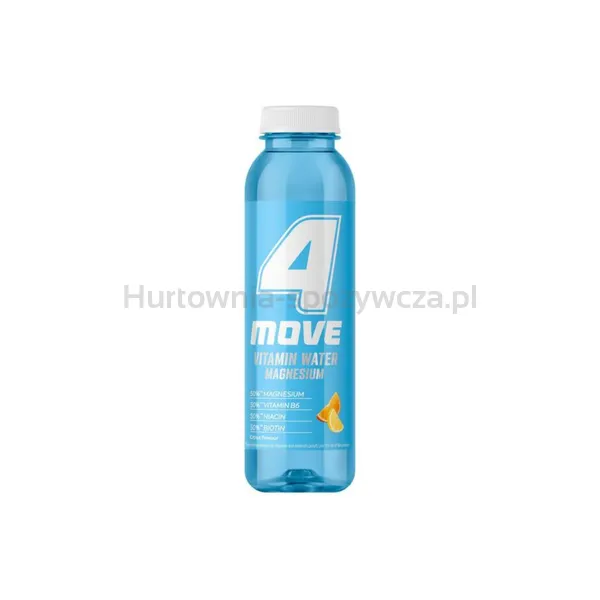 4Move Napój Vitamin Water + Magnesium Citrus Flavour 556 Ml Kaucja