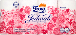 Foxy Papier Toaletowy Jedwab Neutralny Dla Skóry 8 Rolek