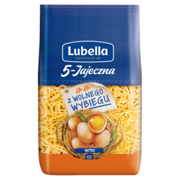 Lubella Makaron Jajeczna 5 Jaj Nitki 400 G