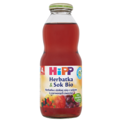 Hipp Bio Herbatka & Sok Bio Po 4 Miesiącu 0,5 L