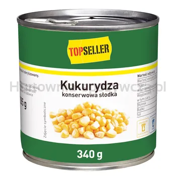 Topseller Kukurydza konserwowa słodka 340 g