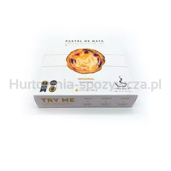 Nata Pura Pastel De Nata White - Original 60 g x 4 szt