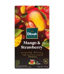 Dilmah Herbata Mango & Strawberry Flavoured Black 20X2 G