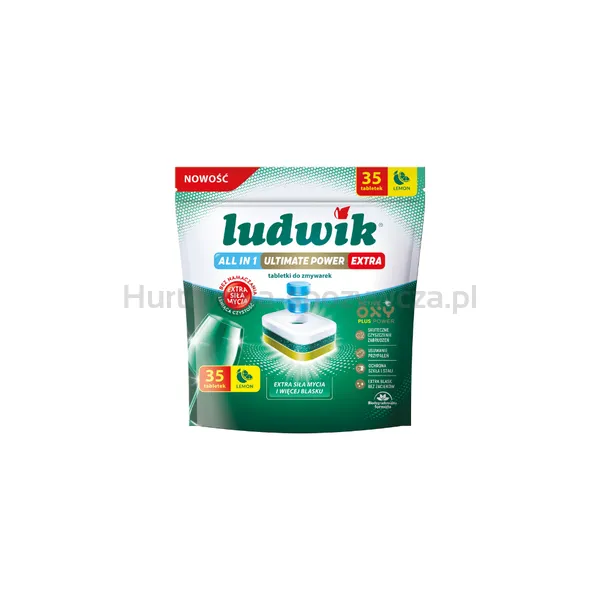Ludwik Tabletki Do Zmywarek All In 1 Ultimate Power Extra 35 Szt. Mint