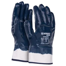 Rękawice Donau Safety Nitrile 03, Kat. Ii, Rozm. 10, Granatowe