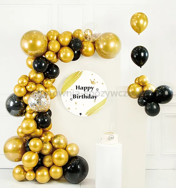 Zestaw balonów PARTY GO Girlanda, 73 szt., złote
