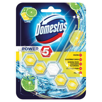 Kostka Do Wc Domestos Power 5 Lime 55 G Unilever