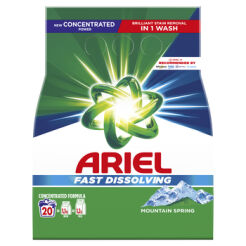 Ariel Fast Dissolving Mountain Spring Proszek Do Prania 20 Prań 1100 G
