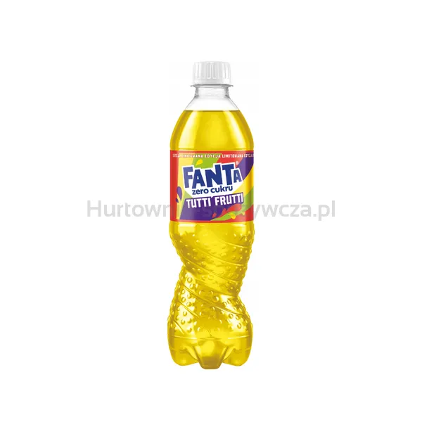 Fanta Zero TUTTI FRUTTI 500 ml (w tym +0,50 zł/szt. zwrotnej kaucji)