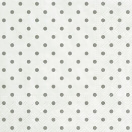 Tete A Tete Serwetki Basic Dots, Serwetki Tat 3-Warstwowe 33X33Cm Składane 1/4 20Szt. W Paczce