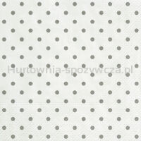 Tete A Tete Serwetki Basic Dots, Serwetki Tat 3-Warstwowe 33X33Cm Składane 1/4 20Szt. W Paczce