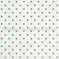 Tete A Tete Serwetki Basic Dots, Serwetki Tat 3-Warstwowe 33X33Cm Składane 1/4 20Szt. W Paczce