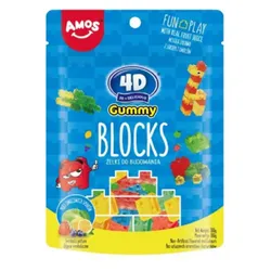 Amos 4D Blocks Żelki Do Budowania 100 G