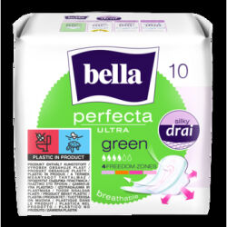 Bella Podpaski Perfecta Ultra Green Silky Drai 10 Szt.