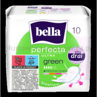 Bella Podpaski Perfecta Ultra Green Silky Drai 10 Szt.