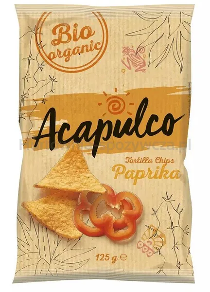 Nachosy O Smaku Paprykowym Bio 125 G