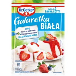 Dr. Oetker galaretka biała smak panna cotta 70 g